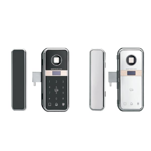 Easy to Install Digital Glass Door Lock Touch Screen Fingerporint Password Door Lock