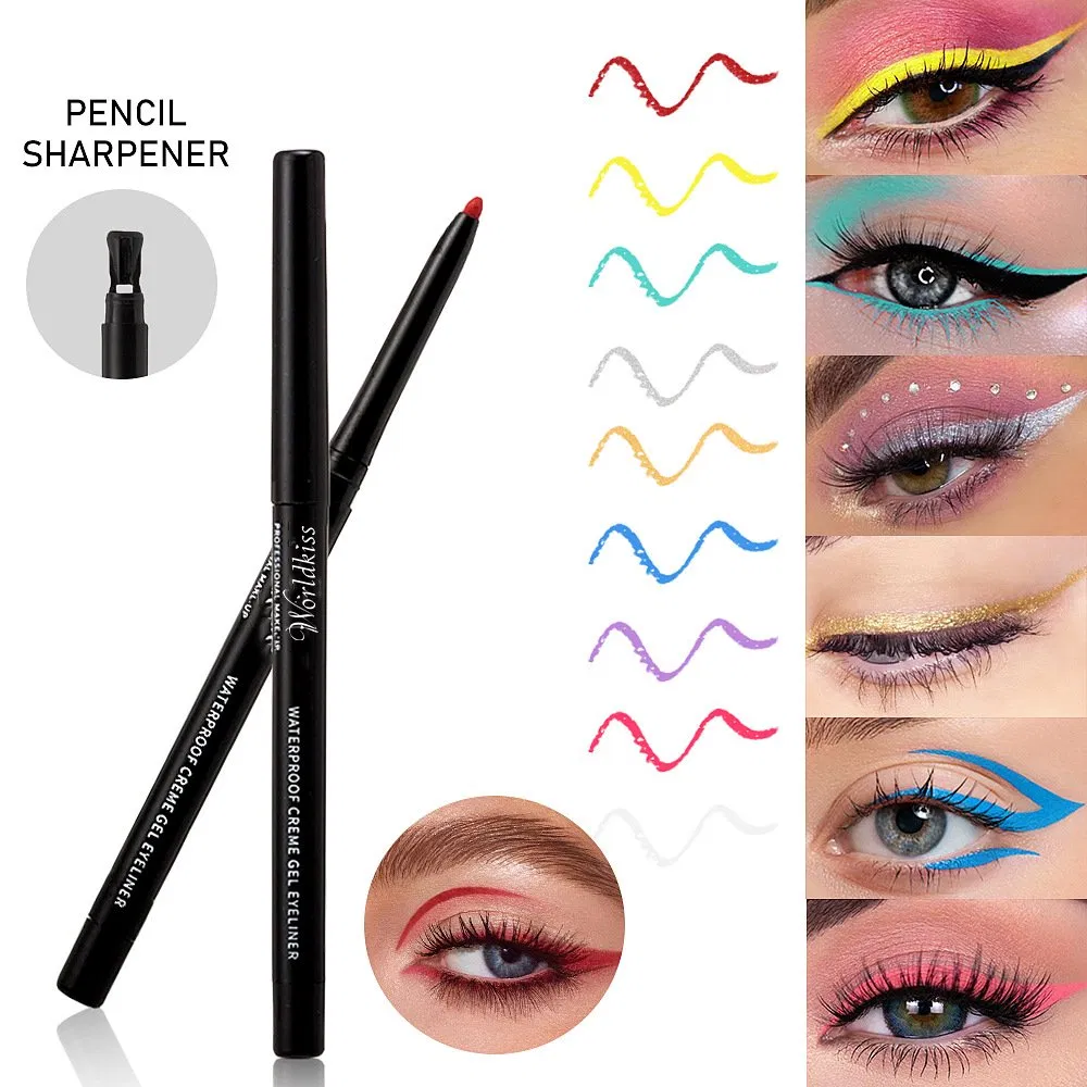 Long Lasting Waterproof Jelly Gel Eyeliner Pen Smooth Creamy Texture Quick Dry Makeup