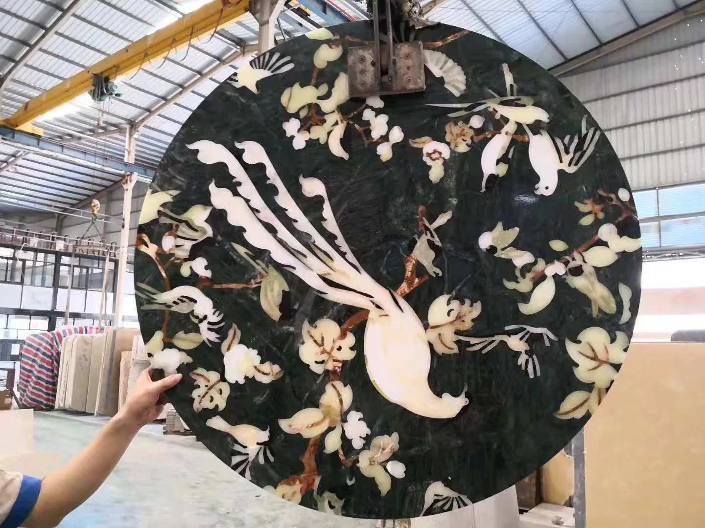 Мраморная мозаика Water Jet Medallion 25x25 см