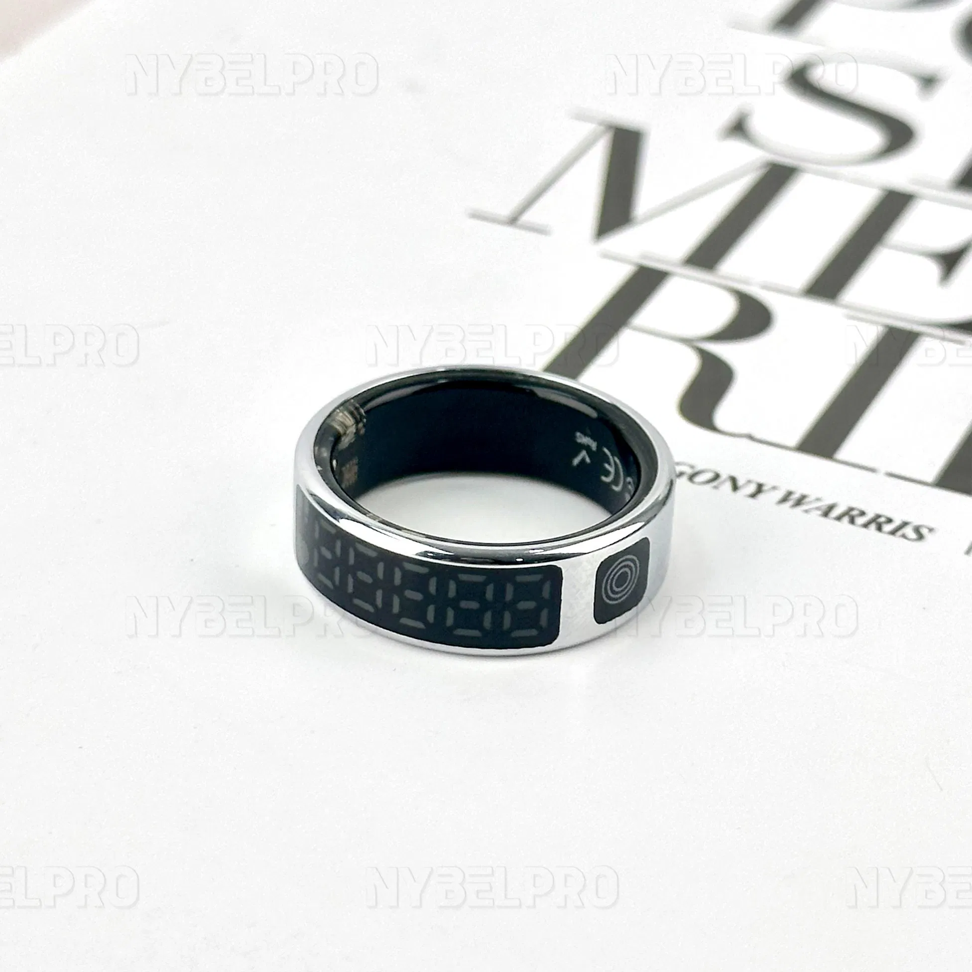 Aerospace Titanium Alloy Smart Ring with Heart Rate Blood Pressure Blood Oxygen Pulse Heartbeat Sleep Health Detection Smart Ring for Disease Detection