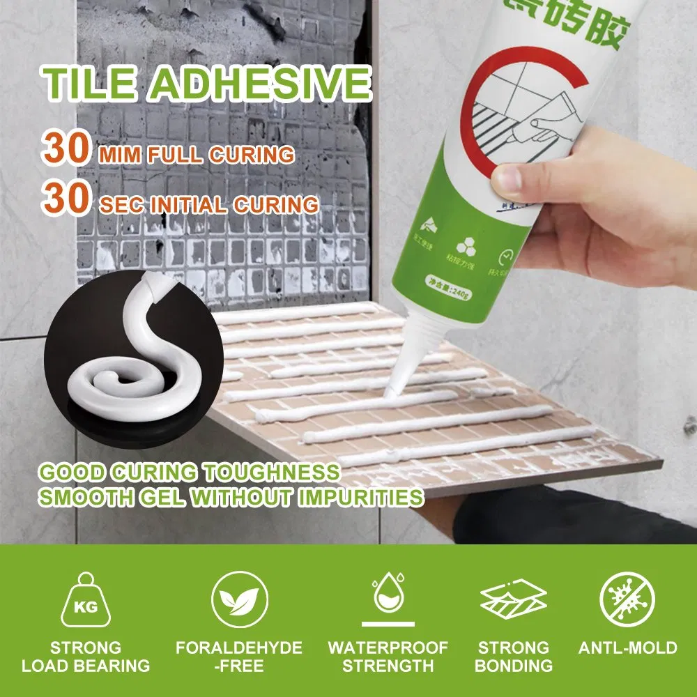 Waterproof Tile Glue for Bathrooms and Kitchens