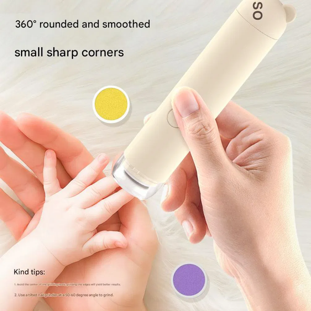 New Arrival Electric Nail Grinder Clipper Baby Trimmer with Grinding Heads File Sharpener for Nail Care