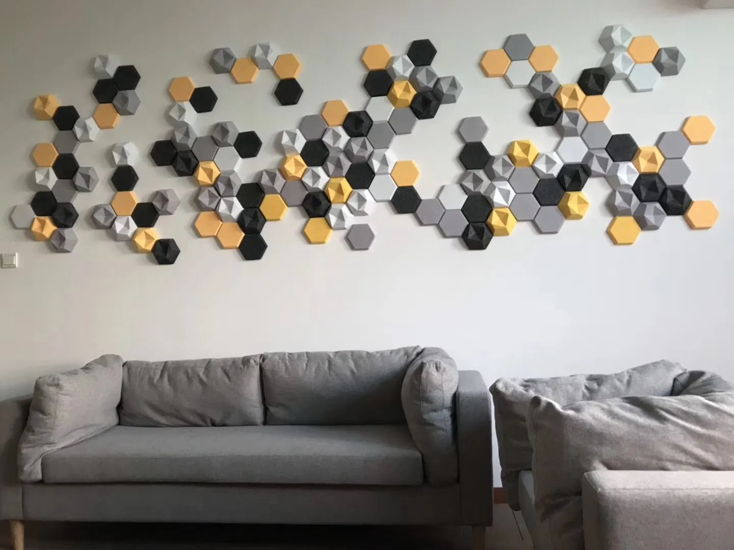Edgy 3D Tile Suitable Application Acoustic Panel
