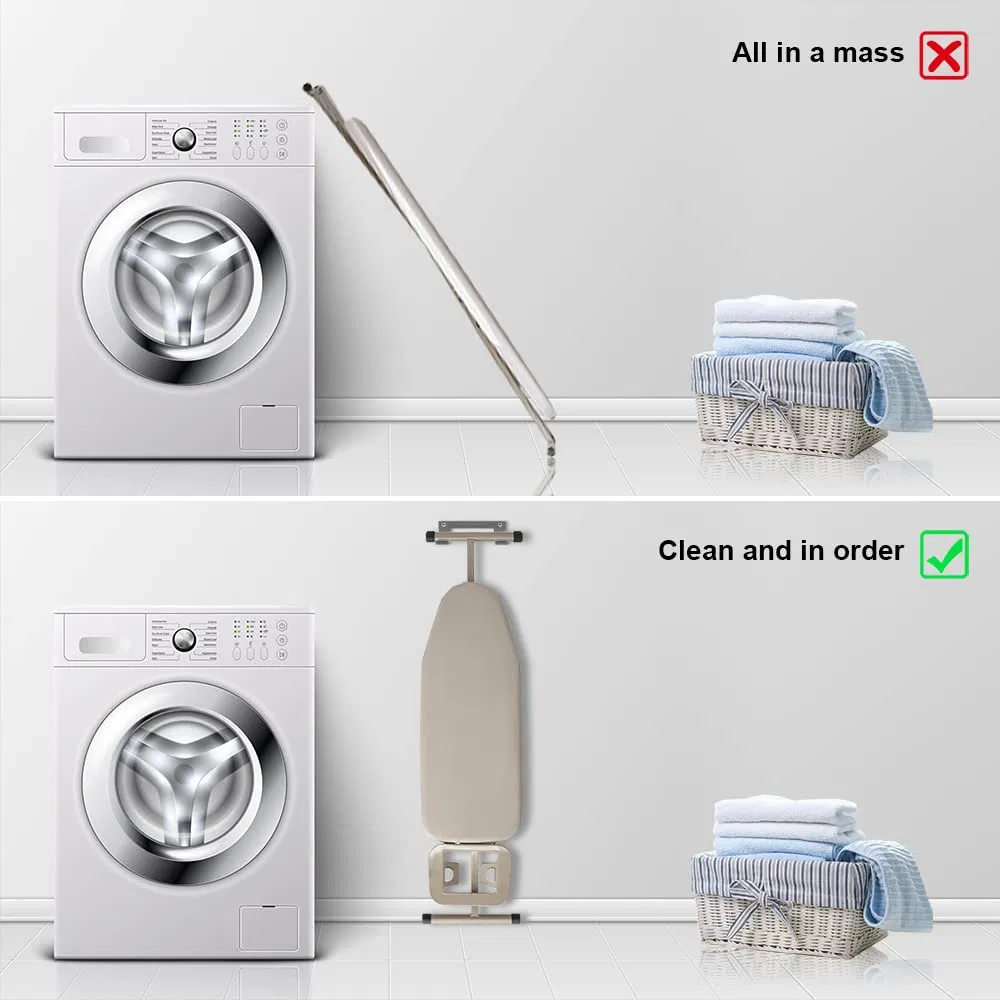 Ironing Board Hanger Wall Mount Ironing Board Holder Wall for Laundry Rooms