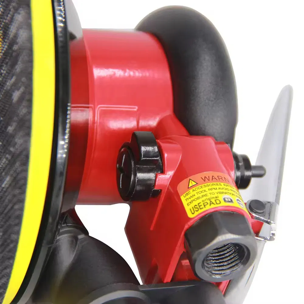 Puffer PT-2602V Professional Air Orbital Sander Low Vibration Vacuum Palm with 6 Inch Pad