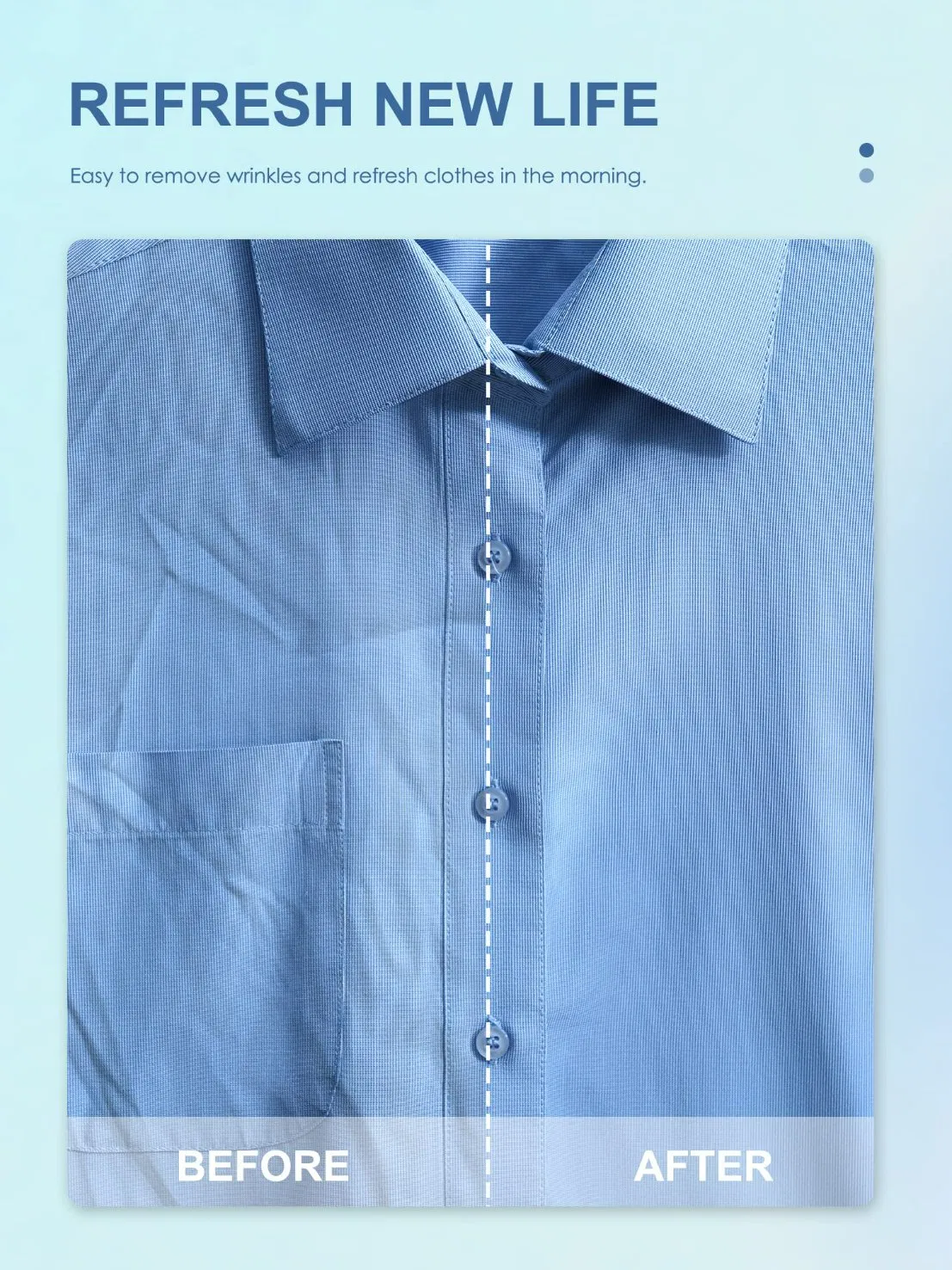 Factory Outlet Folding Handheld Design Garment Wrinkles Remover 20g/Min Penetrating Steam Iron