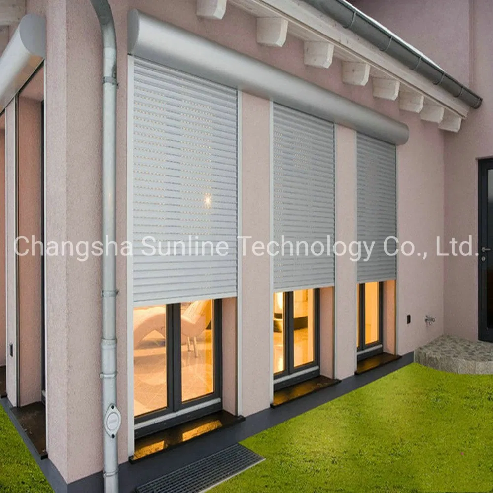 European Aluminum Roller Shutter Window/Rolling Shutter Motor Window
