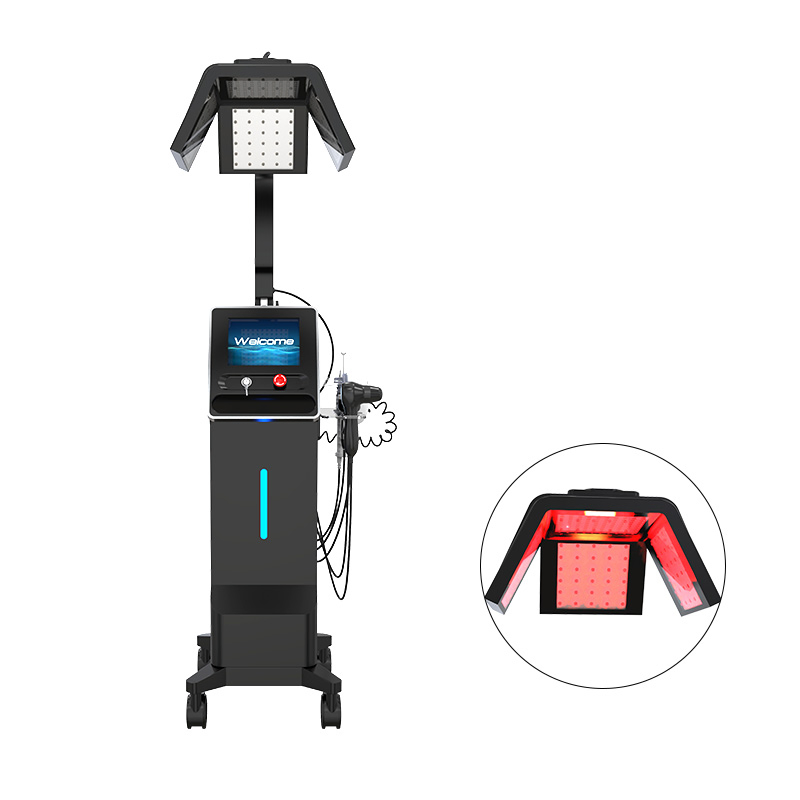 Multifunctional Laser Hair Care Hair Salon Equipment Hair Regrowth Scalp Inspection Bio Silicone Massage Comb Machine