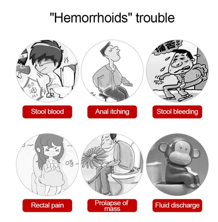 Chinsed Hemorrhoids Ointment Herbal Fissure Cream Gel for Hemorrhoids Itching Bleeding