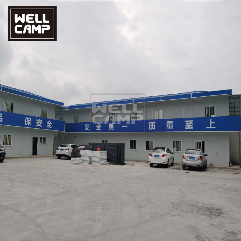 Low Cost Pre Engineered Metal Structure Prefab Workshop Site Camp