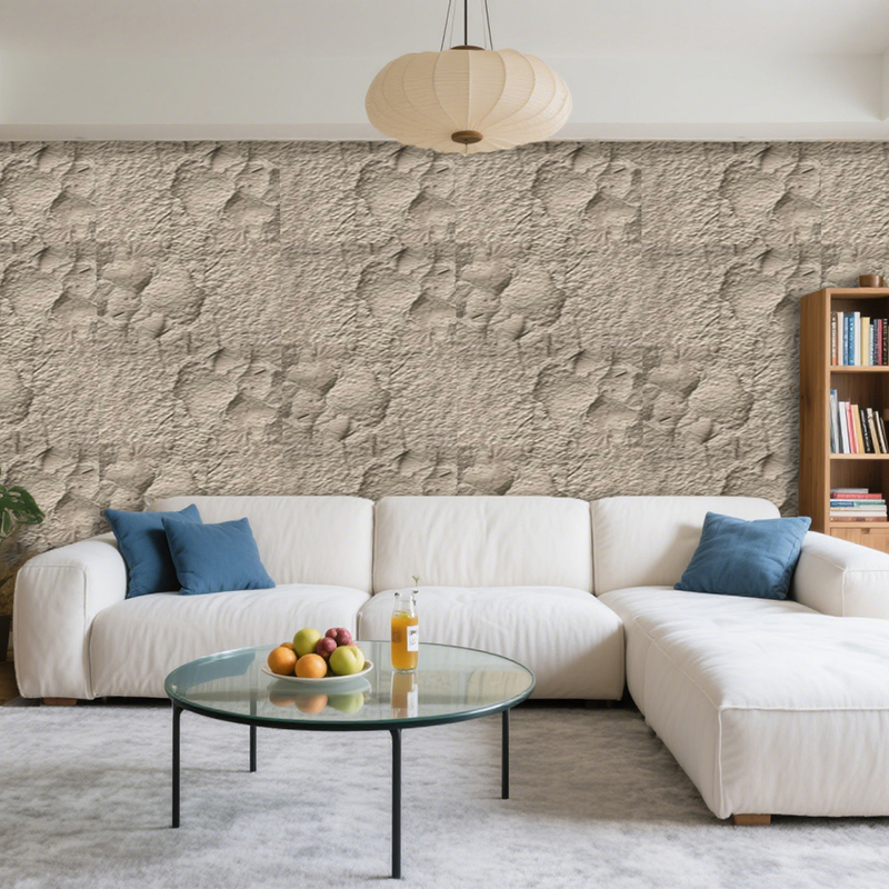 High Faux Stone Effect PU Stone Panel Impact Resistant Low Maintenance Panel