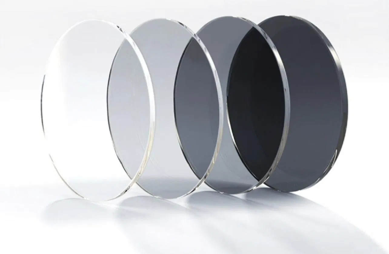 High Clarity Anti-Scratch Optical Photogrey Lenses Factory Direct Price Customizable Glasses Lens