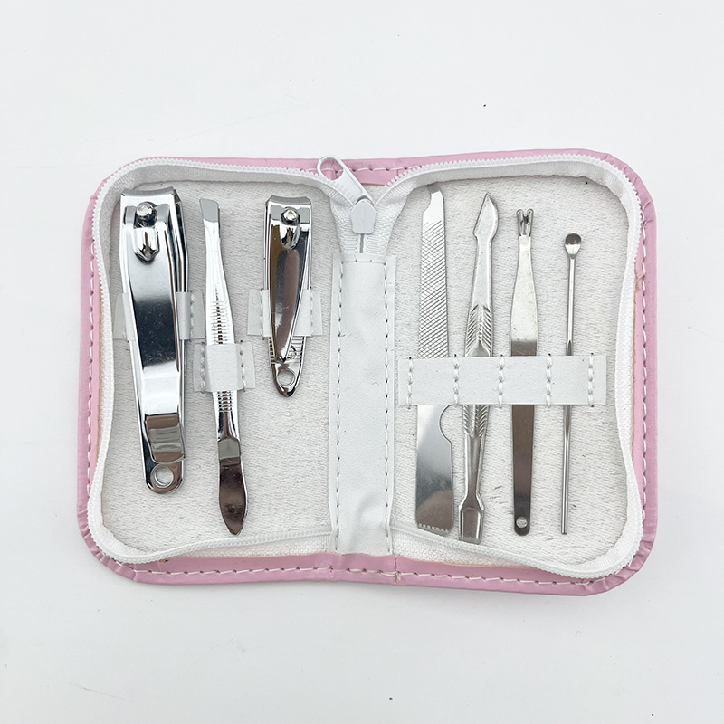 Women Pedicure Tools Grooming Kit Manicure Set Nail Clipper Set with Portable Travel Case