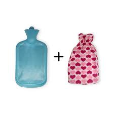 Hot and Cold Environmental Silicone Hot Water Bag with Knitted Cover