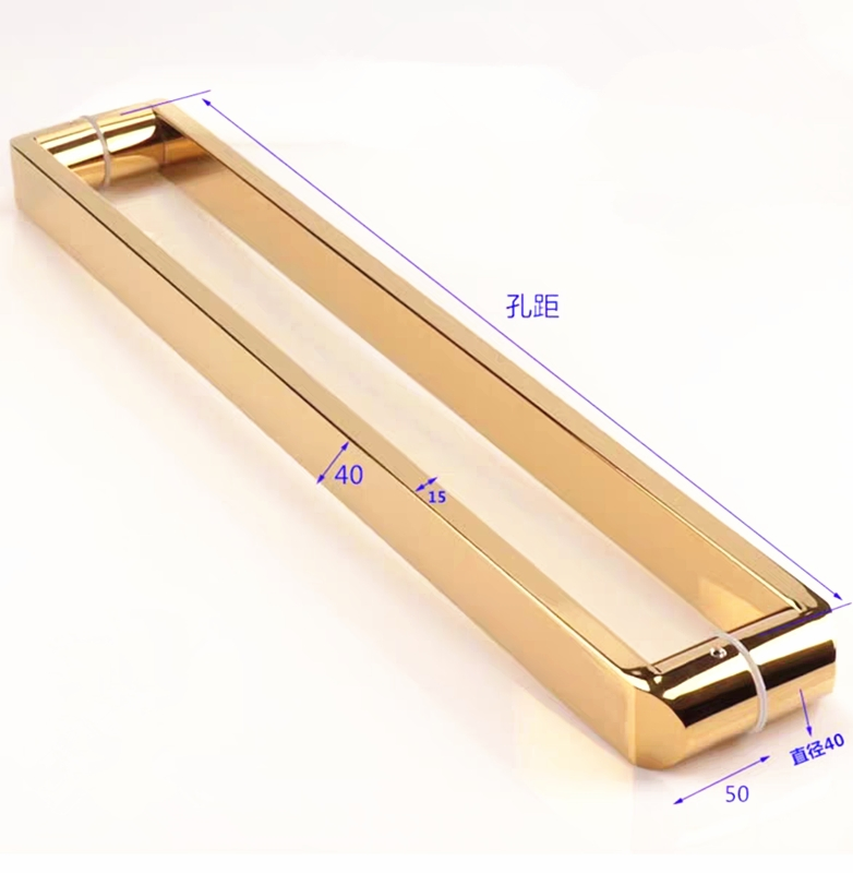 Heavy-Duty Round Ladder Mount Pull Handle for Glass Doors
