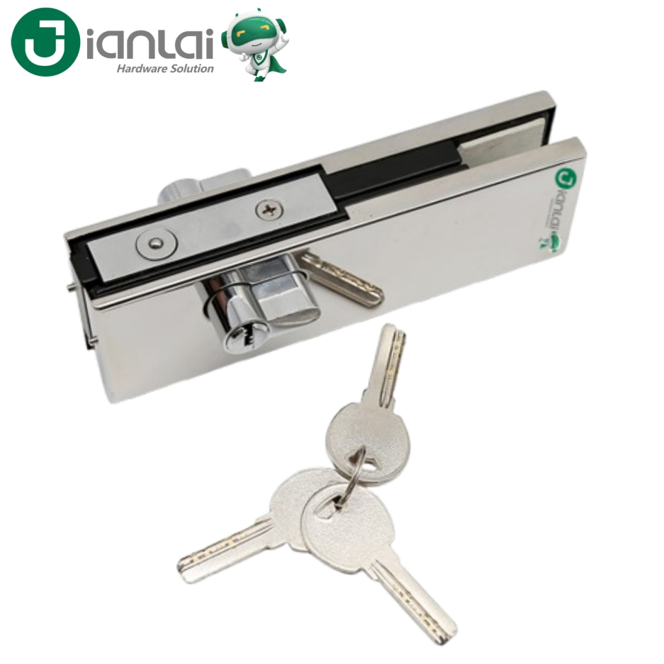 Security Patch Lock Mortise Fittings for Glass Door Lock Patch Fitting