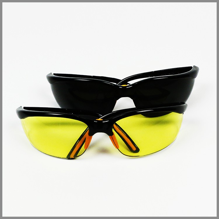 PVC+PC Stylish Half-Frame Safety Glasses for Work and Sports