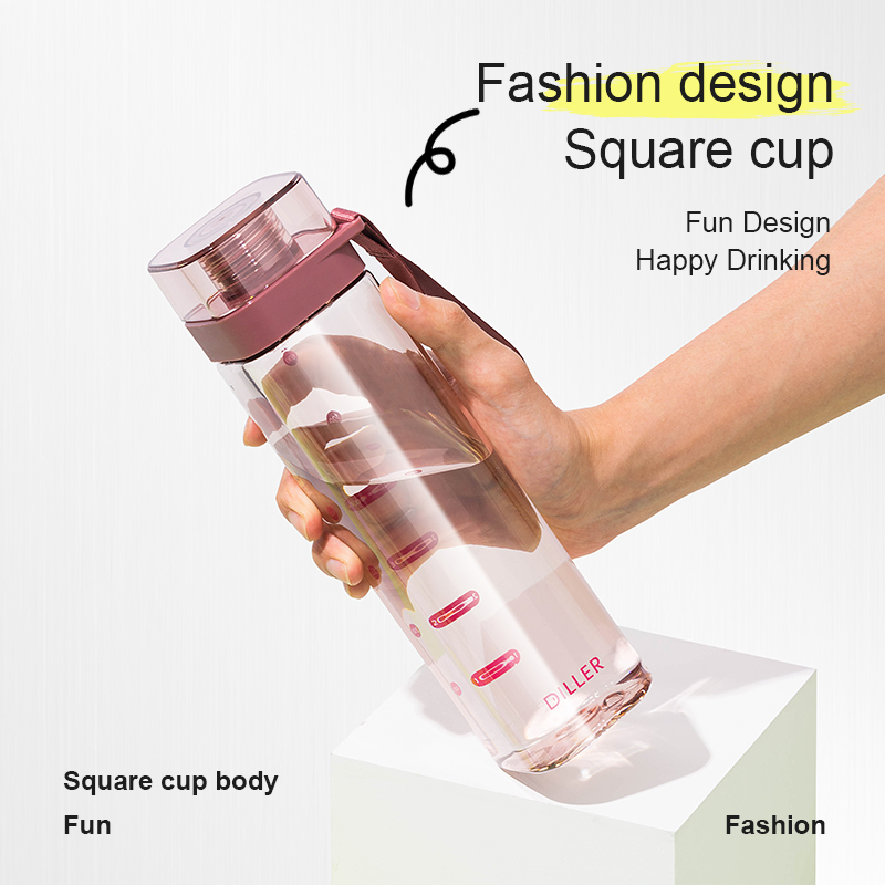 Green, Pink, Brown, Blue None Plastic Water Bottle Bottles with CIQ