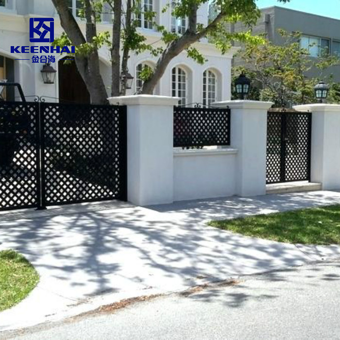Laser Cut Outdoor Metal Screen Decorative Garden Fencing