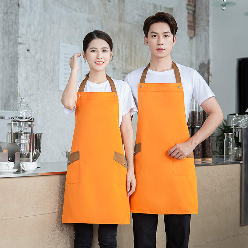 Csjd-U01-B08#Kitchen Waterproof Seiko Wool Halter Apron U01-B08