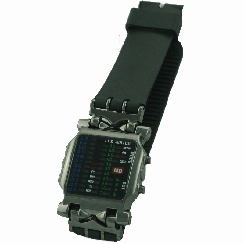 Popular Sport Watch of LED Lights Show Time (mic-312)