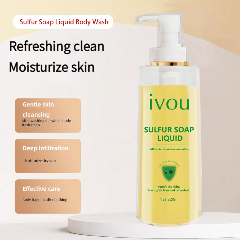 Oil Control Bactericidal Soap Liquid Body Care Sulfur Soap Liquid Mic Recommented