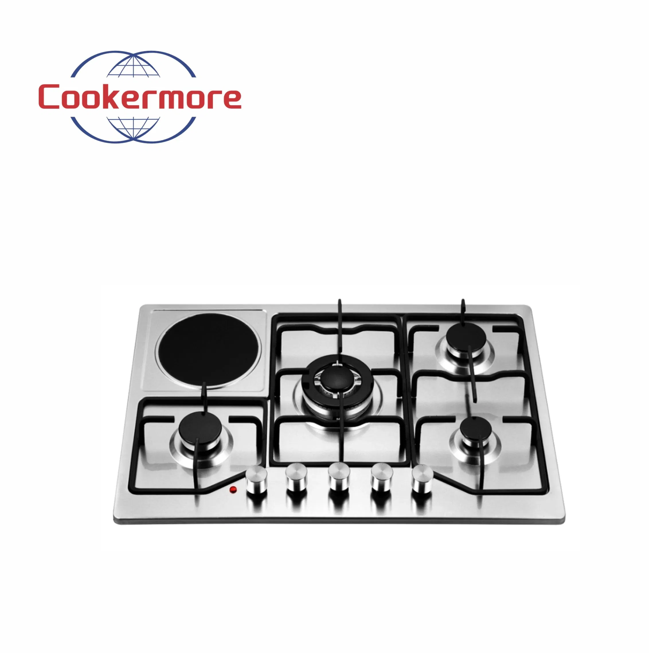 Premium Stainless Steel 5 Burner Gas Cooktop for Modern Kitchens