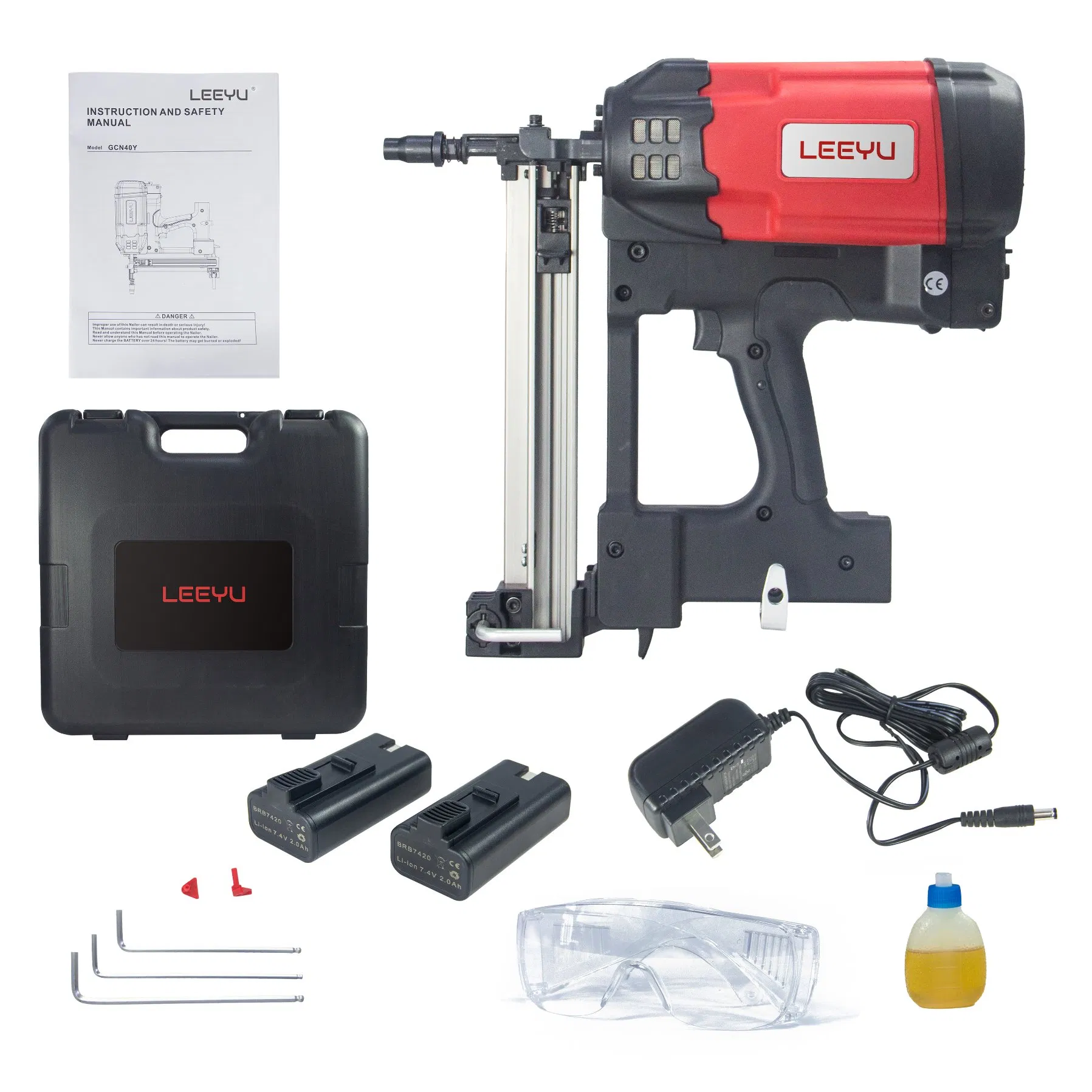 Пистолет для бетона GCN40Y газовый