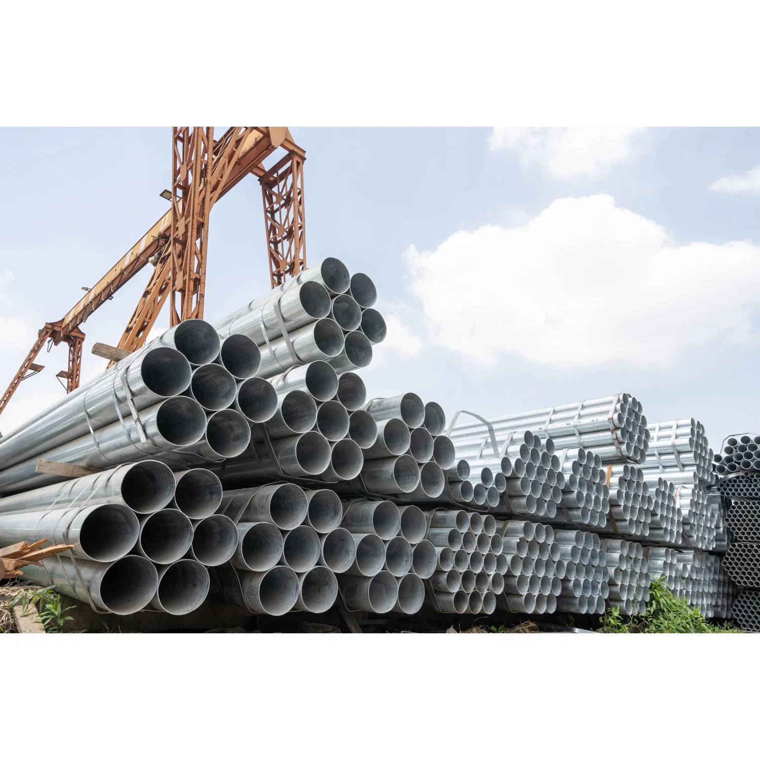 Black Mild Steel ERW Steel Pipe (CZ-RP04)