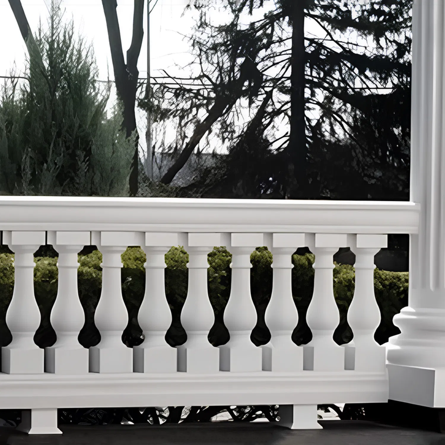 Auuan Mainland Lasting Performance Polyurethane Low Price Balcon Posts Balustrade