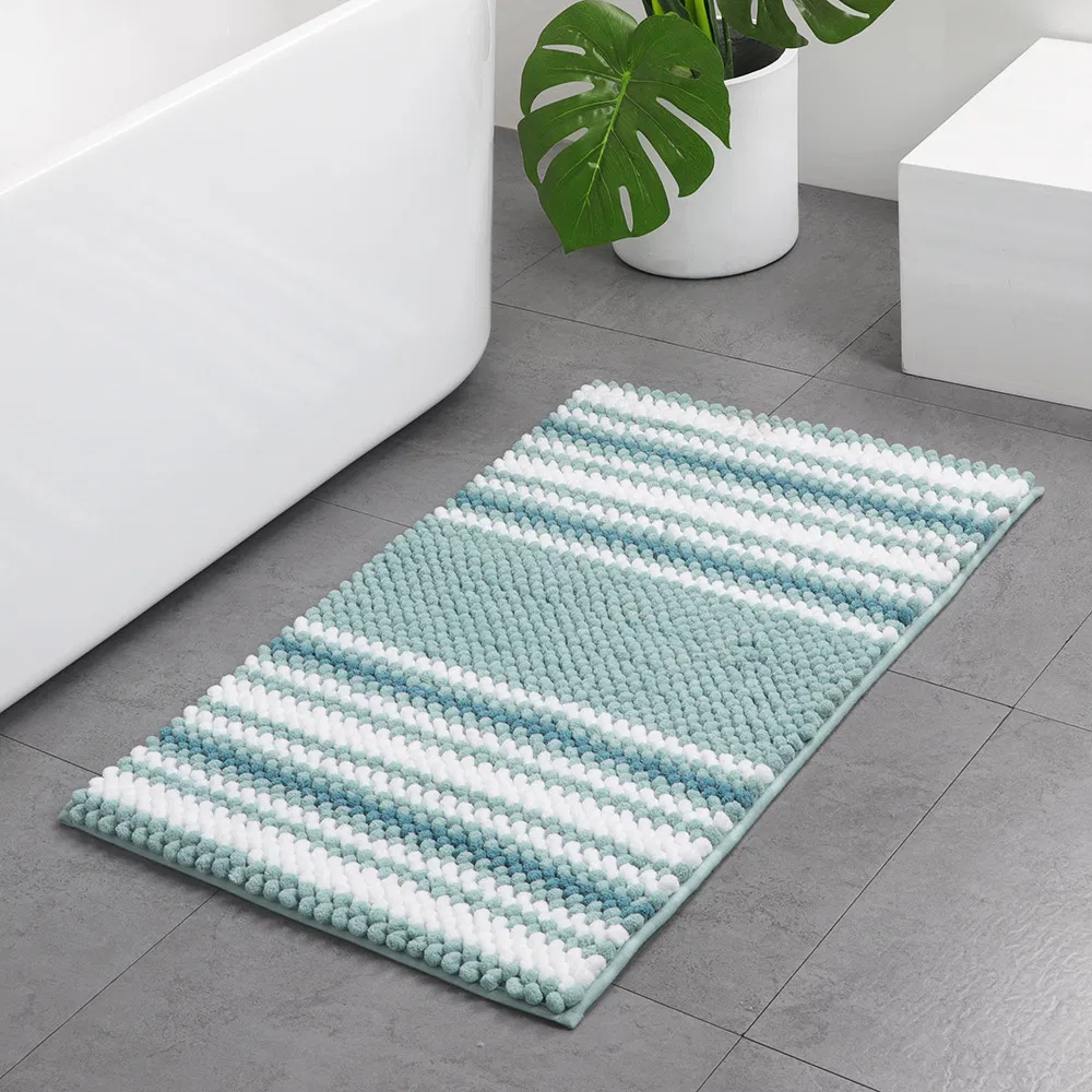 ODM Home Bathroom Non-Slip Water-Absorbent Stripes Floor Entryway Mat