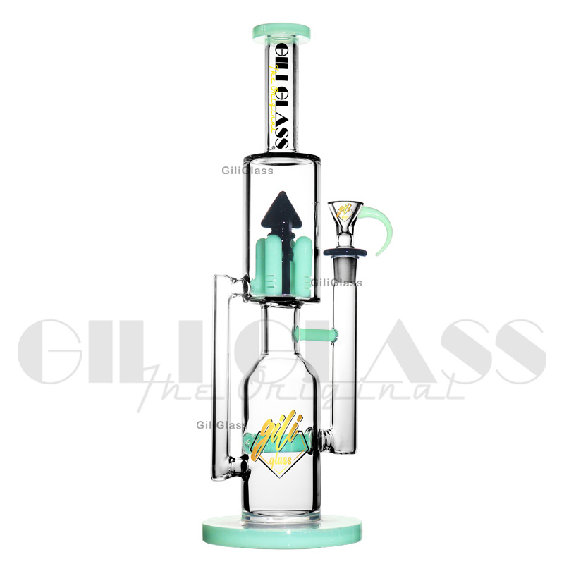 Gili-963 Giliglass 13 Inches Steamulation Shisha Hookah Sweet Puff Glass Smoking Water Pipe