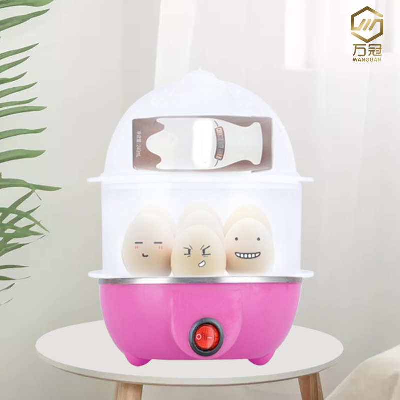 Efficient Double Layer Household Egg Steamer and Poacher