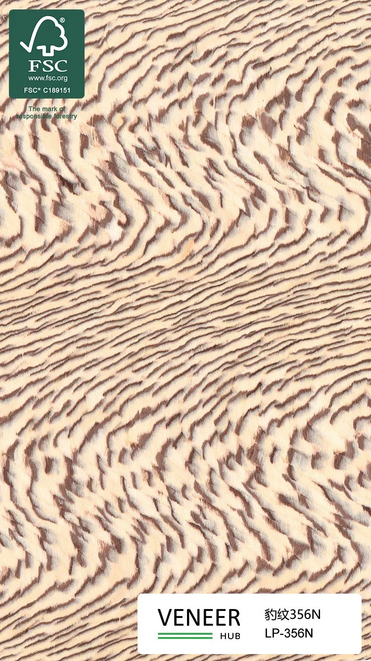 New Design Leopard Print Reconstituted Veneer  Interior Modern Decoration
