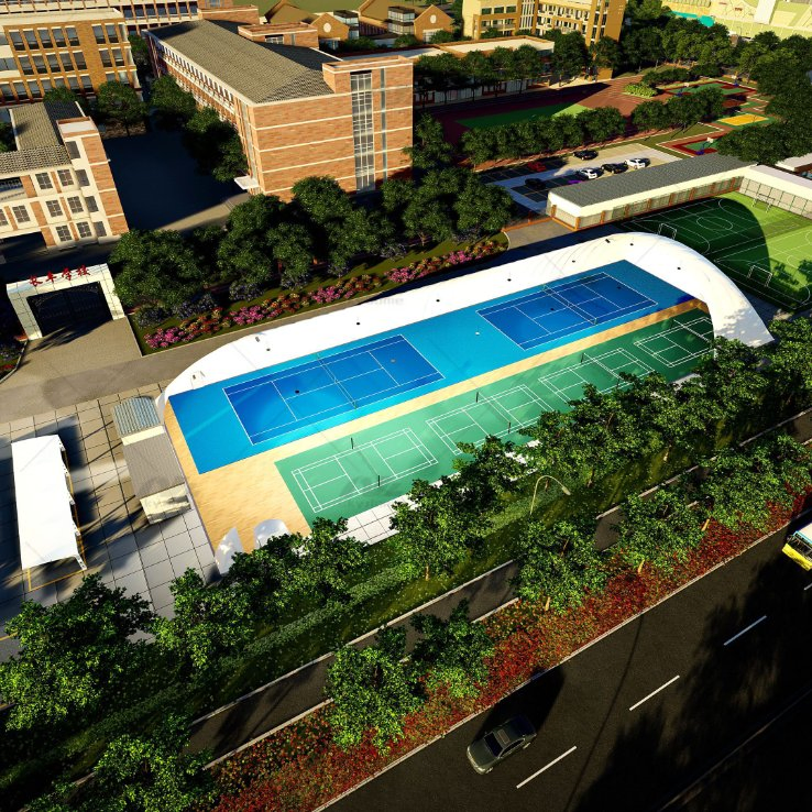 All-Year Used Inflatable Air Supported Dome for Badminton