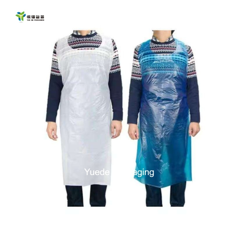 Disposable Plastic Apron with Custom Thickness and Size for All Uses