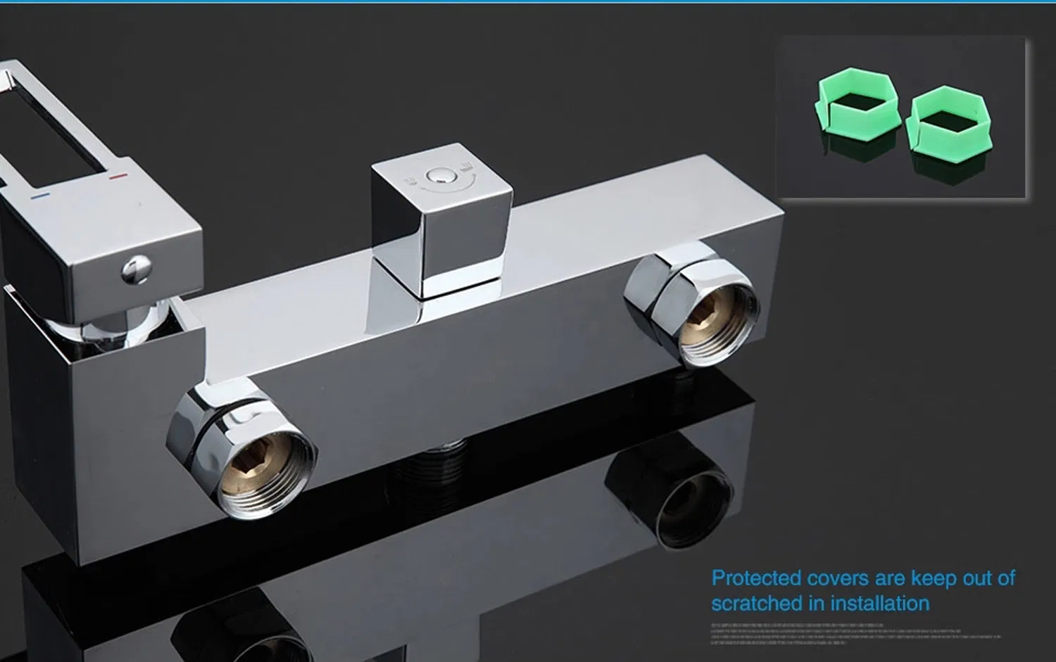 High Quality Square Bathtub Faucet Mixer (TF-3003)