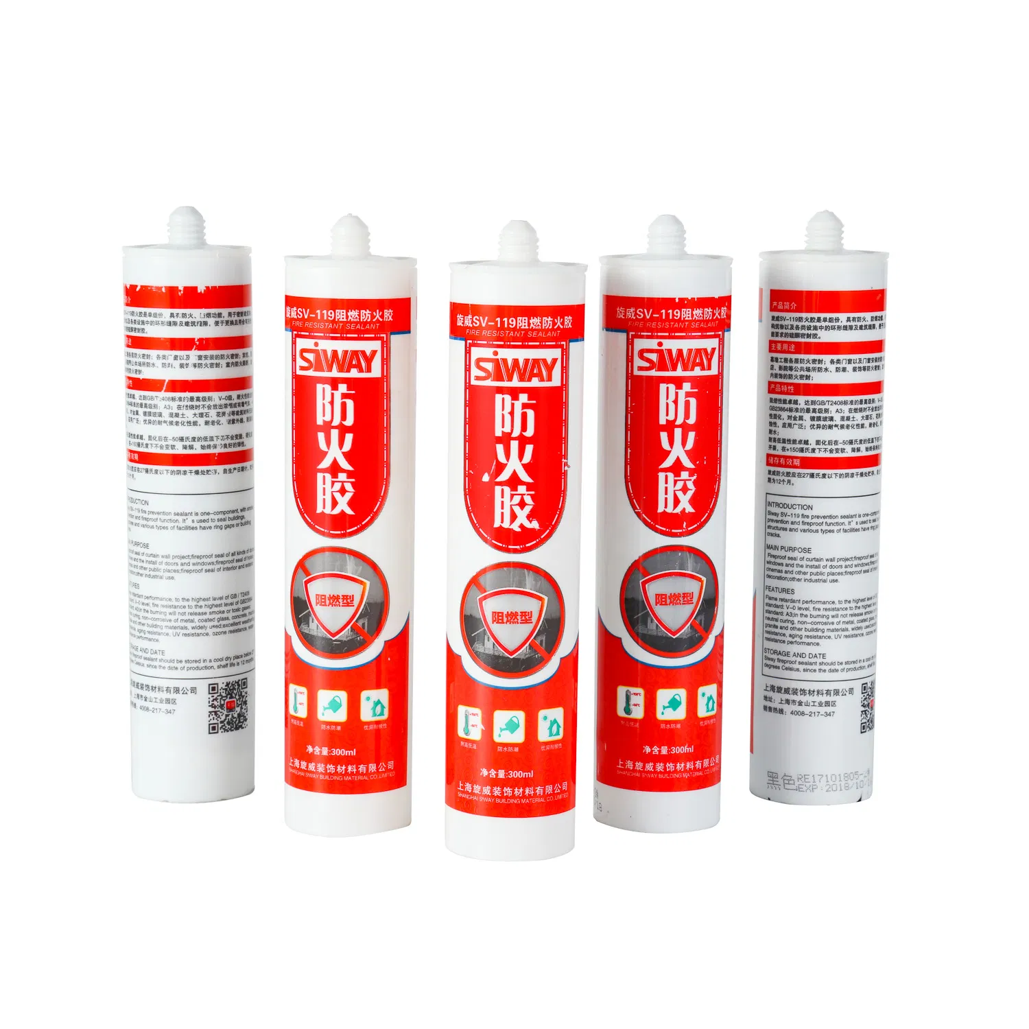 Building Fire Resistant Neutral Silicone Sealant Fireproof Silicone Sealant