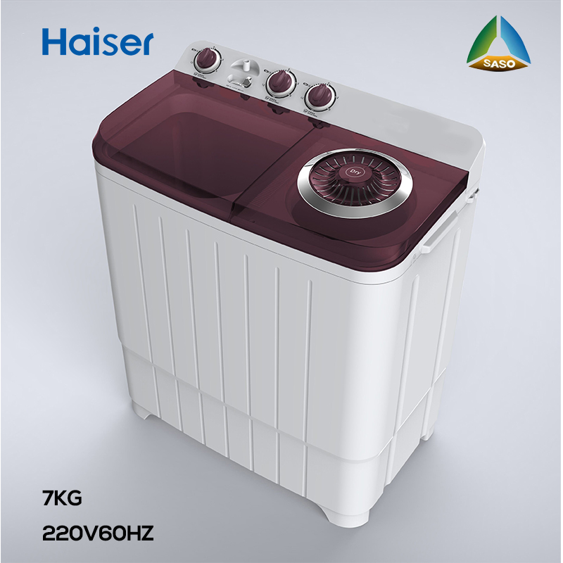 7kg Household Top Load Twin Tub Smart Washer Washing Machine with Dryer