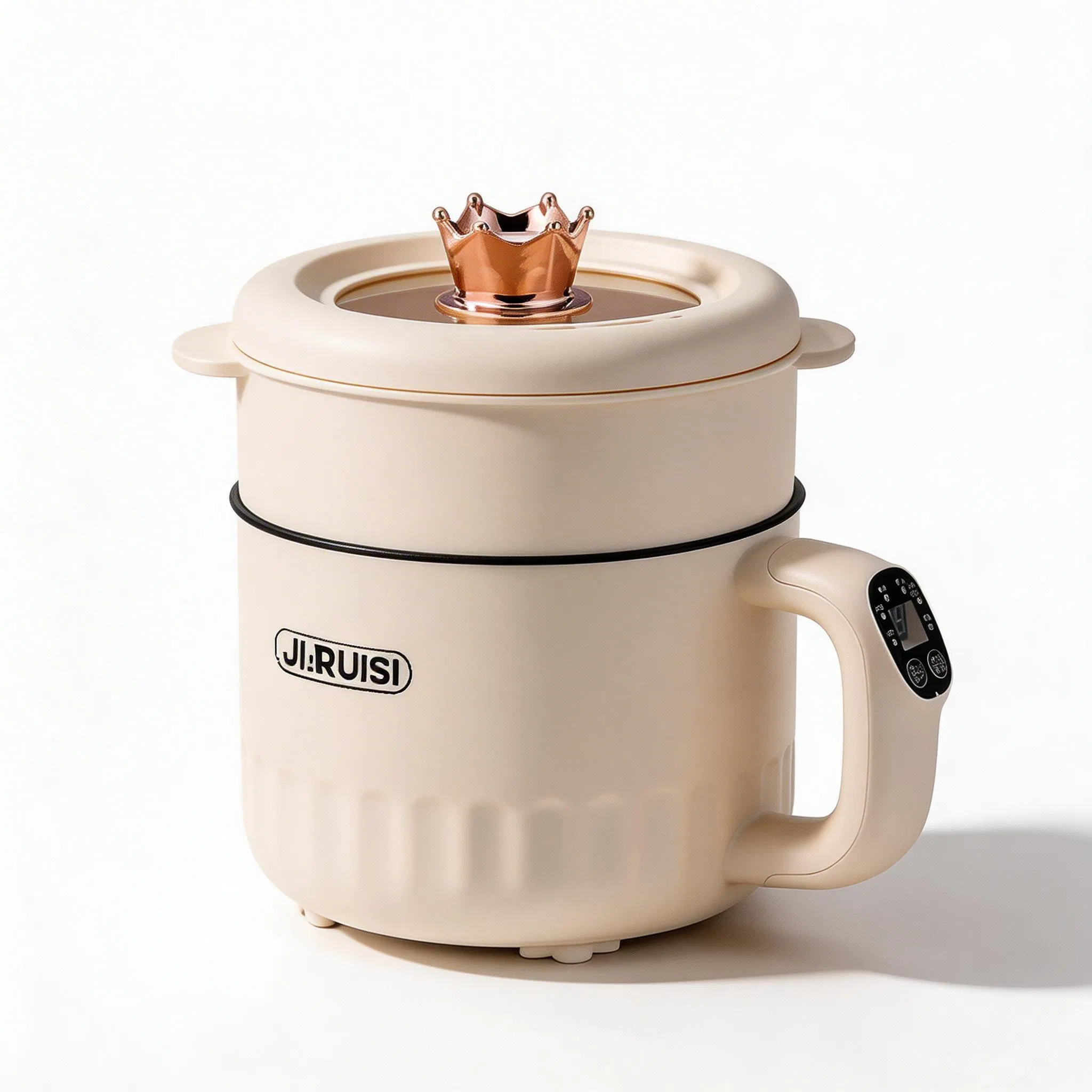 Portable Electric Hot Pot Multi-Function Electric Cooker Cooking Pot with Non-Stick, Energy-Efficient, Fast & Convenient Cooking for Home/Dorm