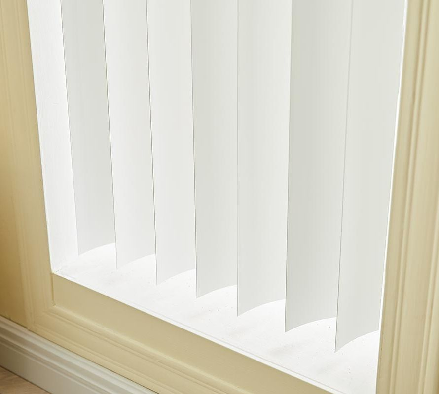 High Grade Large PVC 89mm Vertical Blinds French Window Blinds