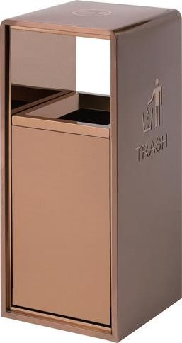 Мусорное ведро из нержавеющей стали, современный дизайн