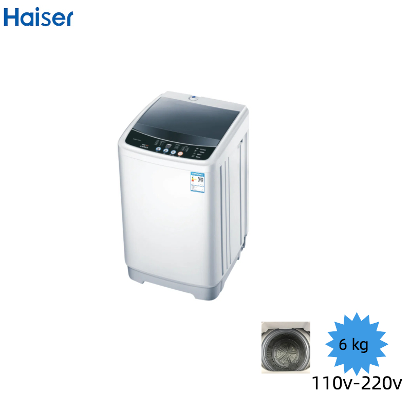8.5 Kg Fully Automatic Top Load Red Color Glass Lid with Full Touch Screen Washing Machine