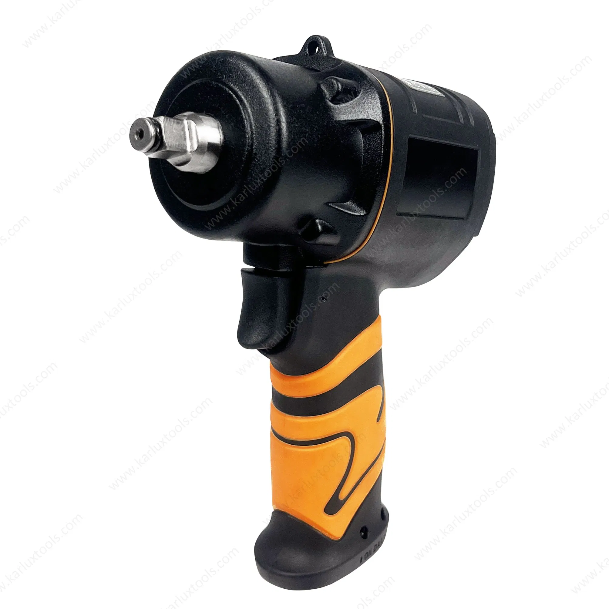 10, 000rpm Max Torque 745n. M Light Wrench Plastic Body 3/8" or 1/2" Air Impact Wrench for Maintenance Duty Pistol Grip Standard Anvil