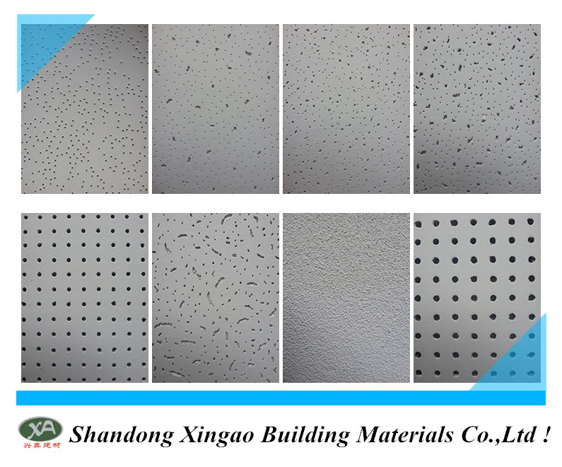 Ceiling Tiles Mineral Fibre Board with T-Grids