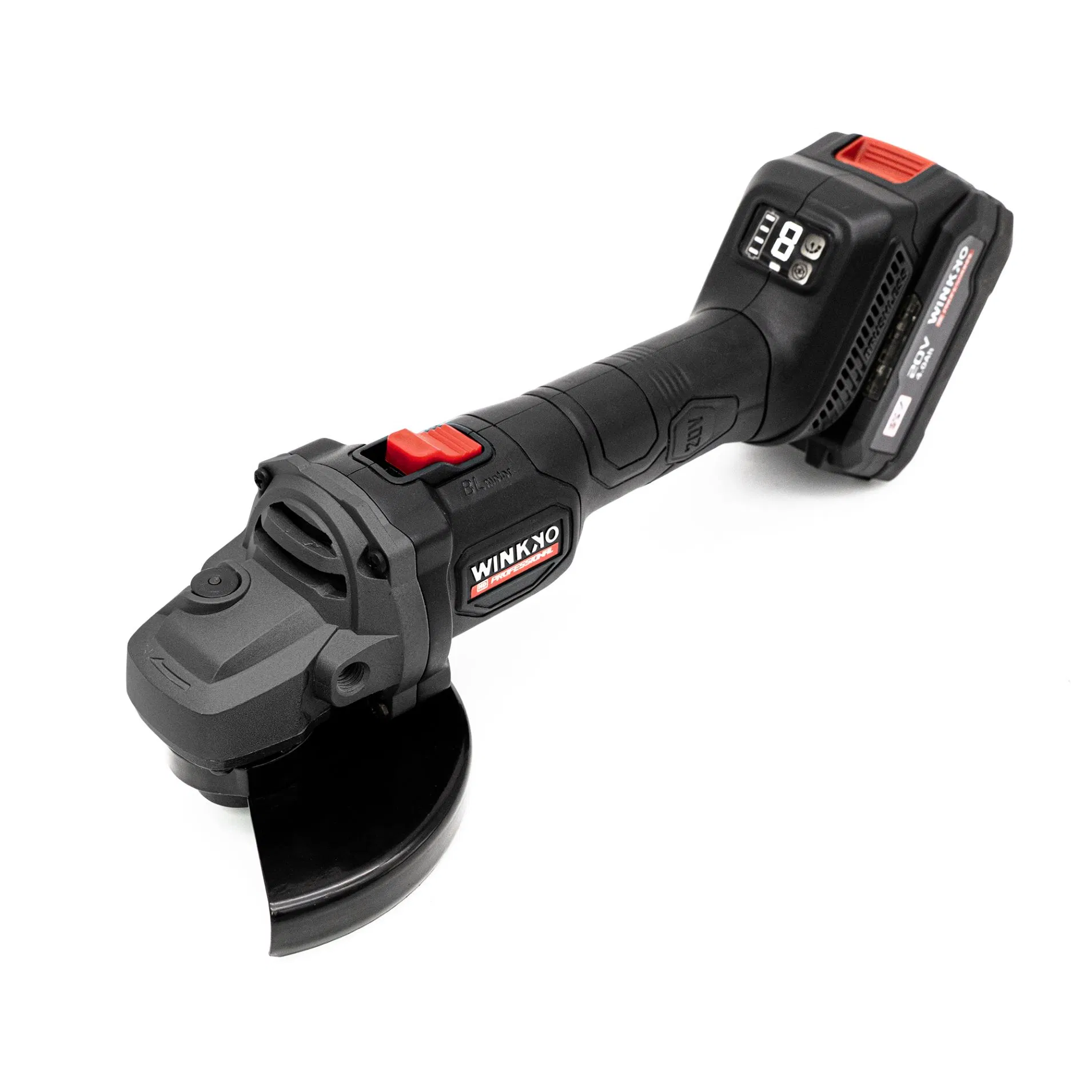 High-Power Cordless Angle Grinder with Adjustable Speed Features
