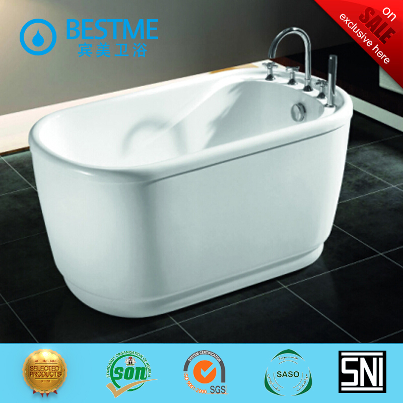 Акриловая угловая ванна BESTME белая (BT-Y2522)