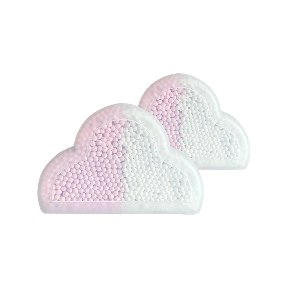 500-Piece Combo Pack of Disposable Cotton Swabs in a Cloud-Shaped Box.