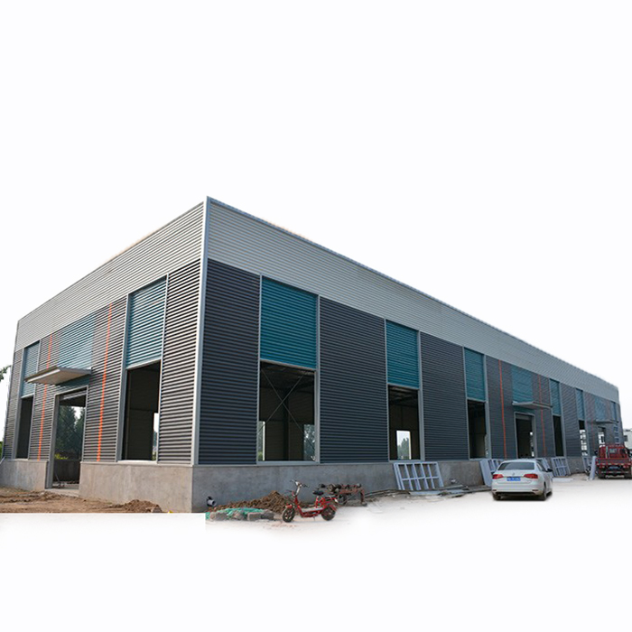 Steel Structure Framed Commercial Office Building Structural Steel Truss Prefab Construction with Drawing