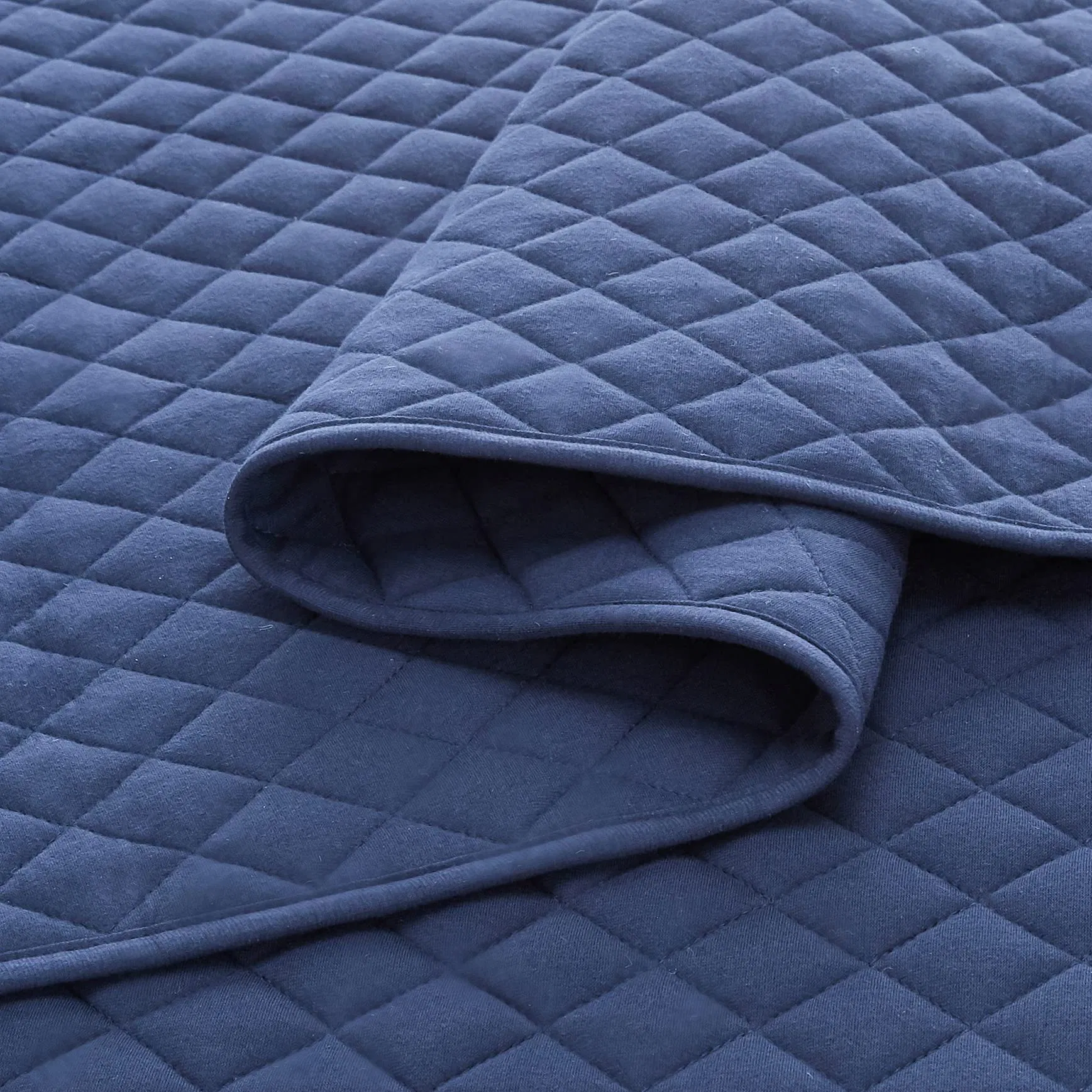 Amazon Cotton Jersey Quilt Sham Bed Set Down Alternative Set Navy Blue Quilt